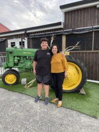 Claudia, Future Homeowner, with her son